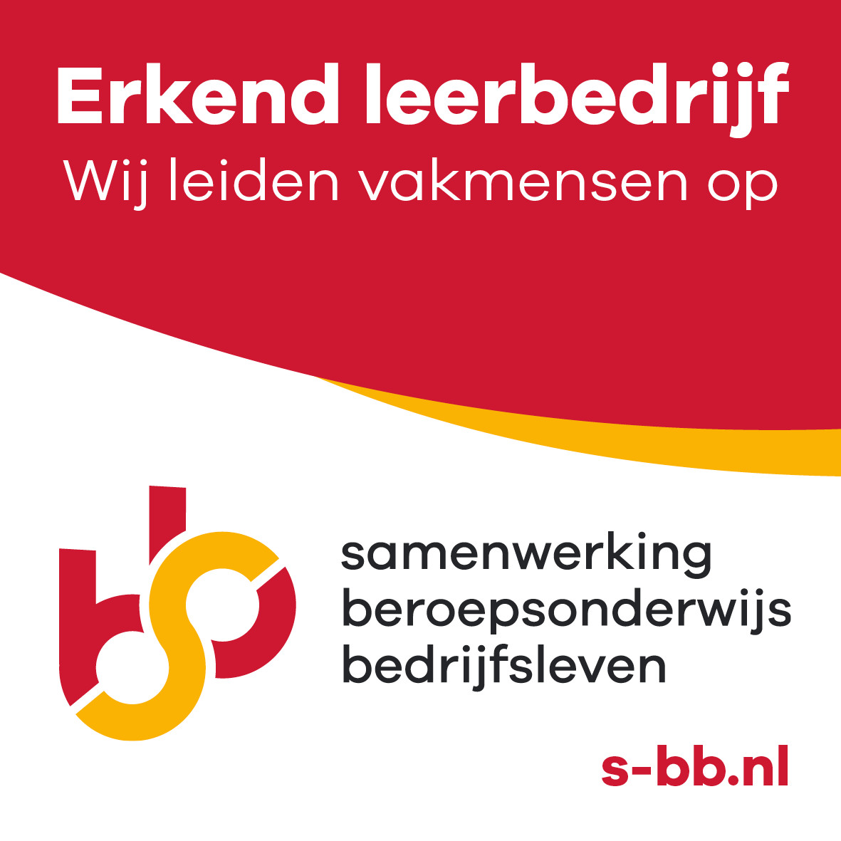 SBB Erkend leerbedrijf keurmerk